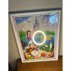 Vintage Walt Disney Pictures Beauty And The Beast Movie Poster 16x20 #81989 USA